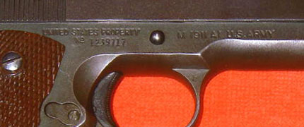 ithaca gun company serial number location