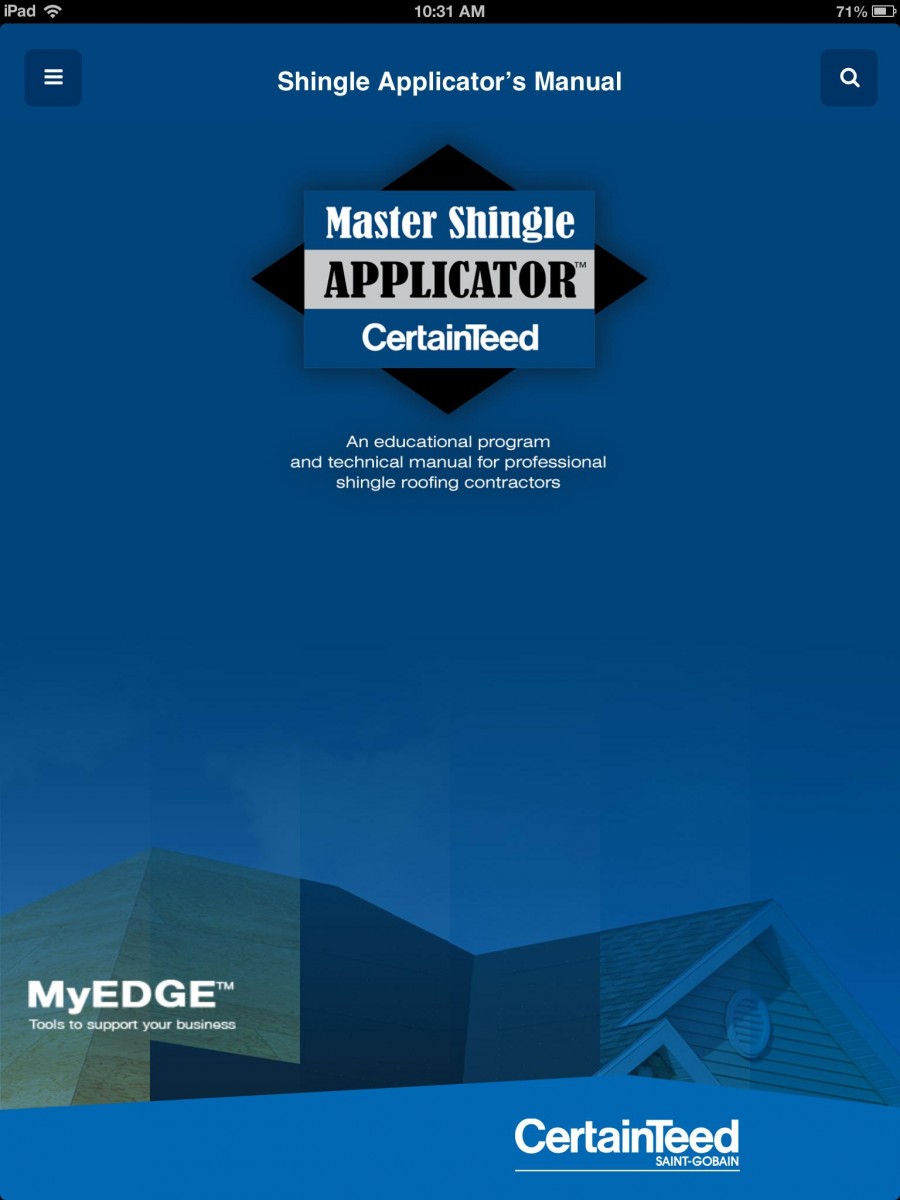certainteed shingle applicator manual answers